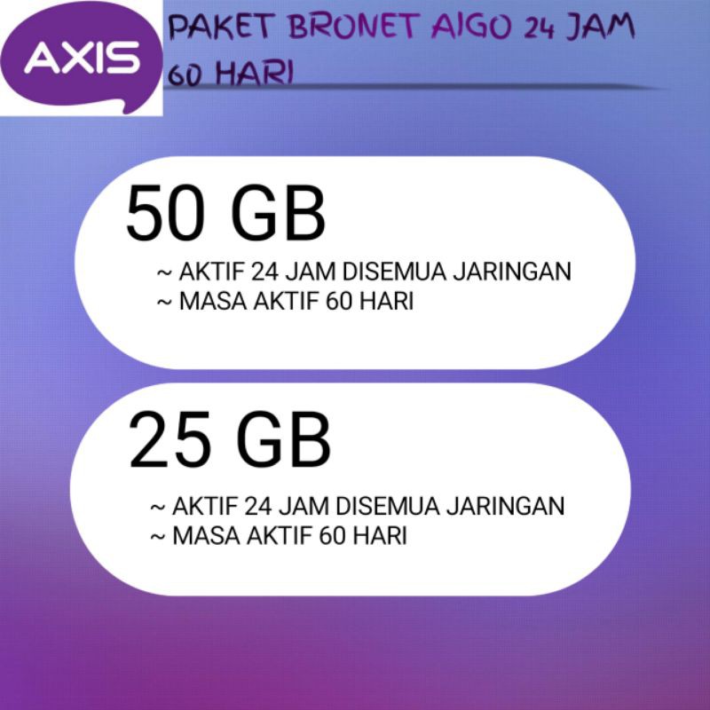 Paket Bronet AXIS 60Hari