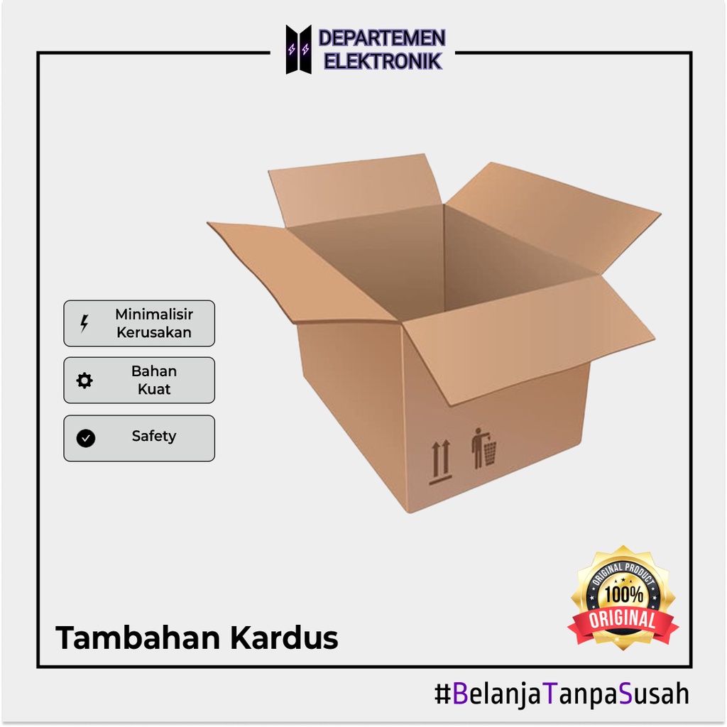 Tambah kardus - packing untuk lebih aman MURAH BANGET / GARANSI RESMI