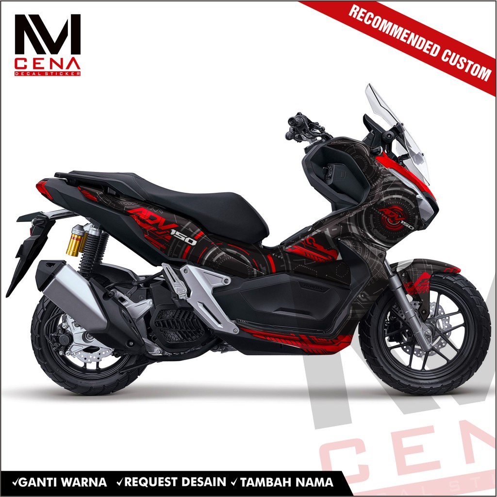 Sticker DECAL Honda ADV 150 full body, Sticker ADV, Sticker ADV 150 ,striping ADV 150 thc