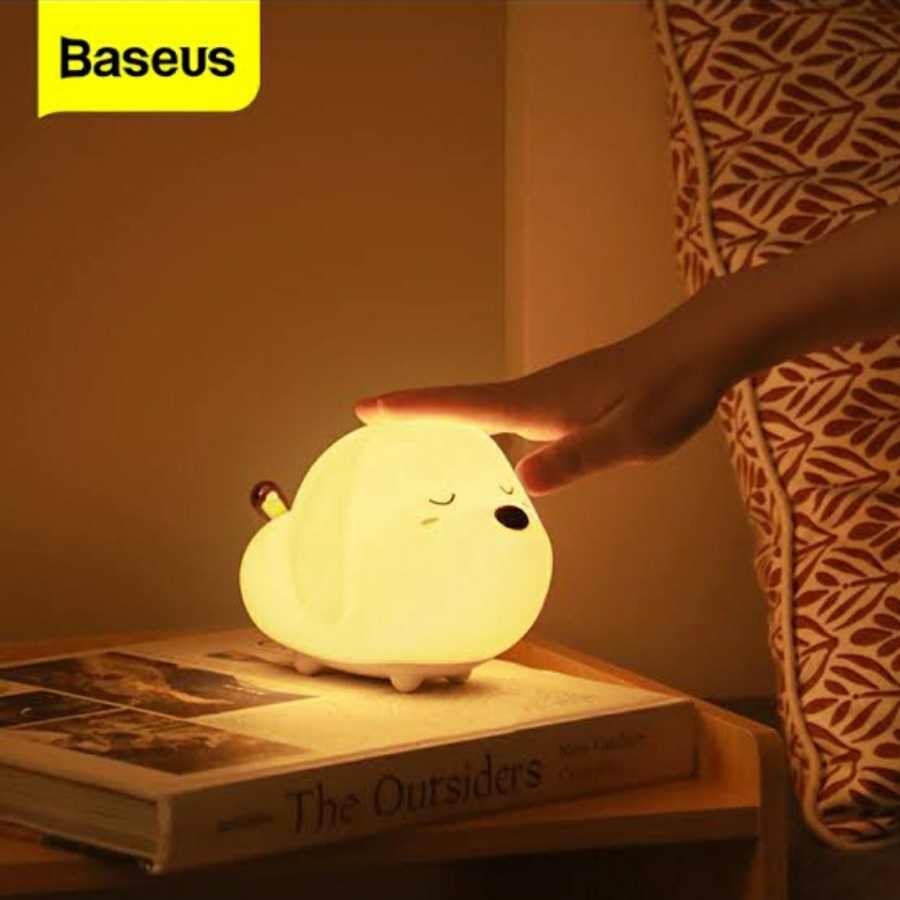 BASEUS Lampu Tidur Cute Series Silicone Night Light - DGAM