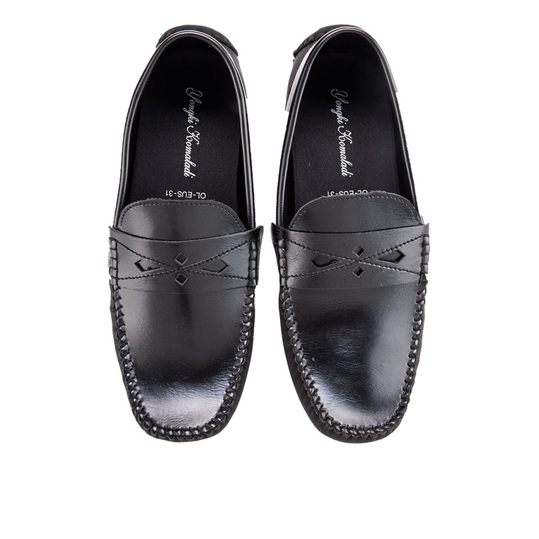 SEPATU PANSUS YONGKI KOMALADI PRIA ORIGINAL LOAFER CASUAL HITAM 07