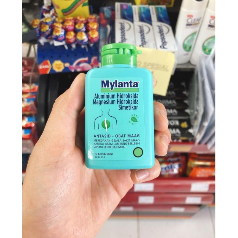 mylanta liquid 150 ml / obat maag/ perut kembung