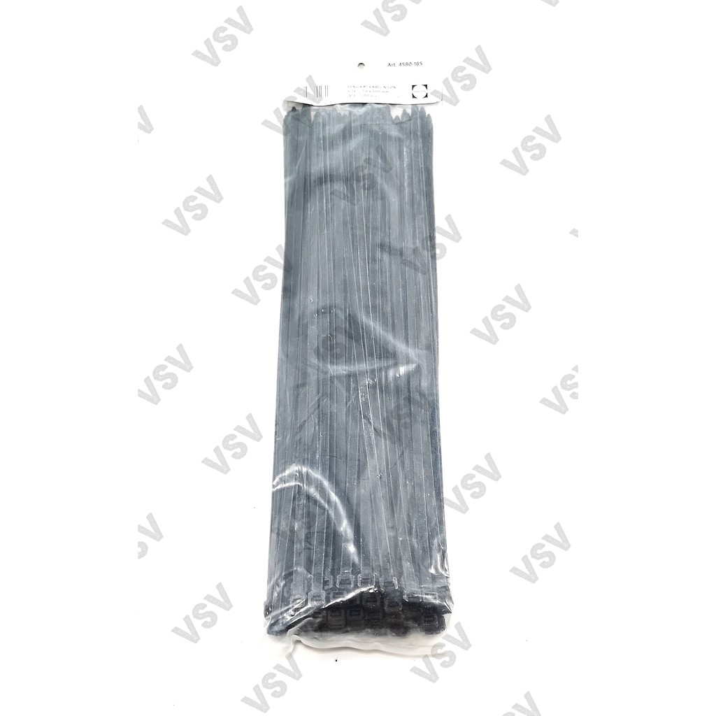 Hasston Kabel ties 7.6x500mm Hitam 4580-165 Nylon Cable ties