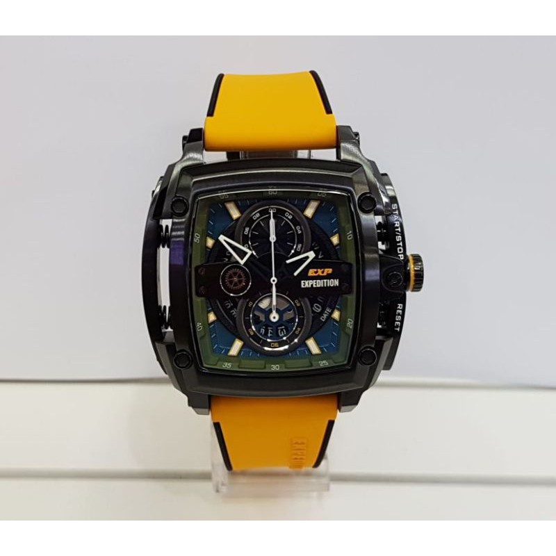 Jam Tangan Expedition E3008 MC Blk / Yellow Original