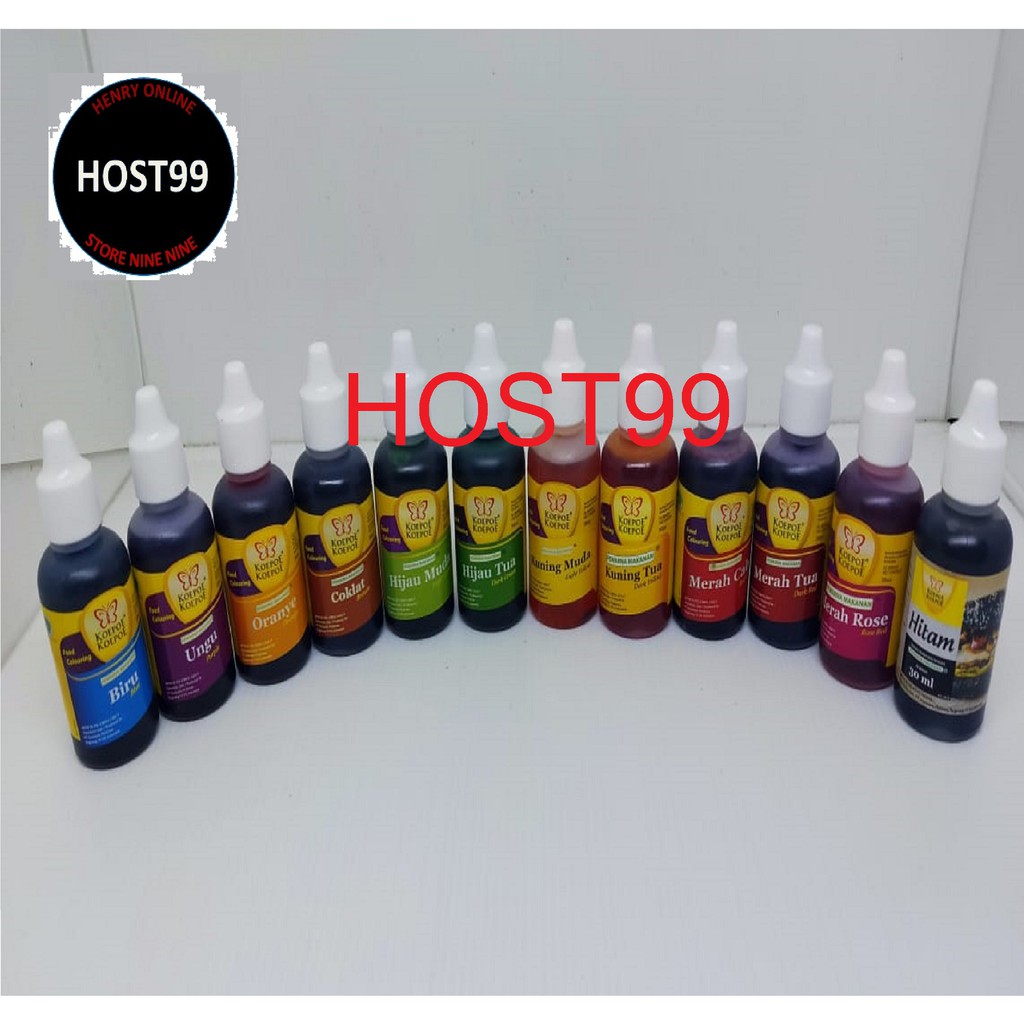 

PEWARNA MAKANAN CAIR KOEPOE KOEPOE 30ML