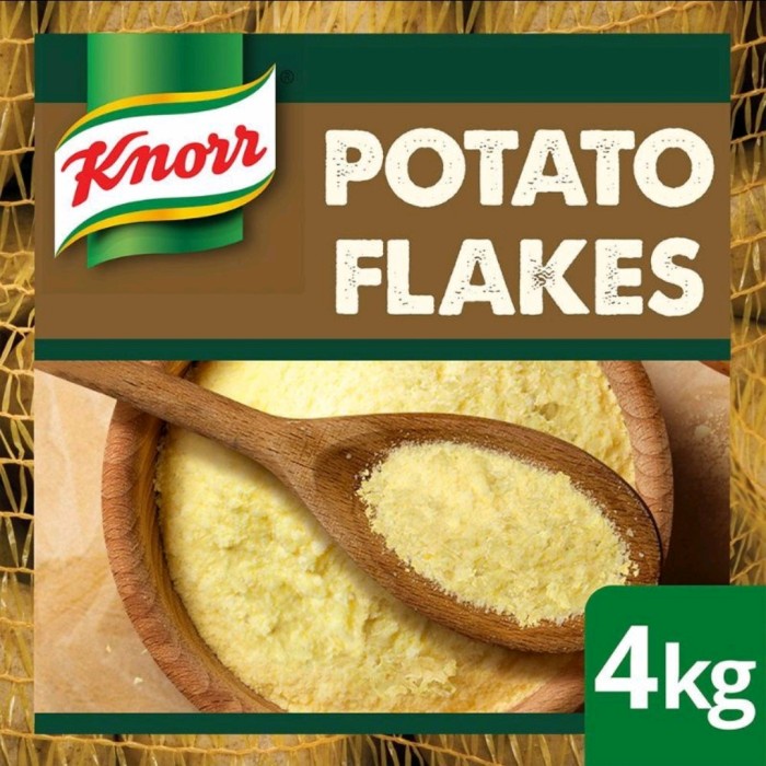 

BISA COD Knorr potato Flakes 4kg / Tepung Kentang Serpih 4 kg