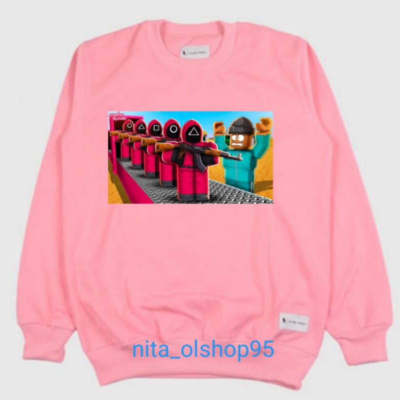 sweater anak crewneck squid game roblox