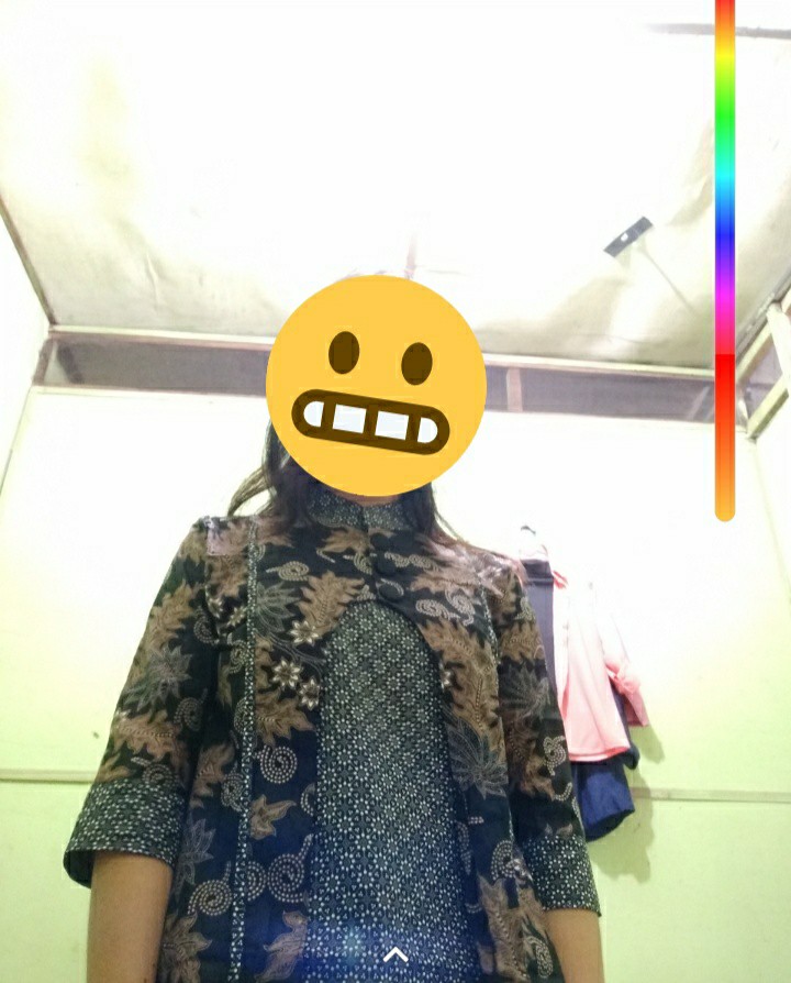 [ada Jumbo] Blus Davina Lawasan Daun #3 Batik Wanita Modern Formal Kondangan Kantoran Katun Halus