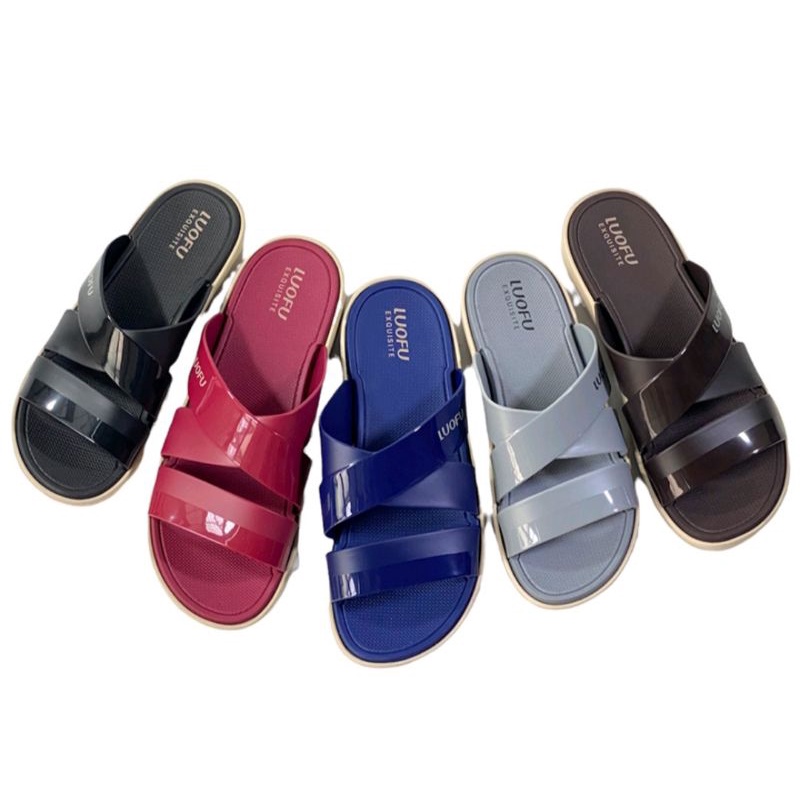 Sandal luofu Wanita Sandal jelly karet Sandal luofu Sandal Luofu import Size 36-40