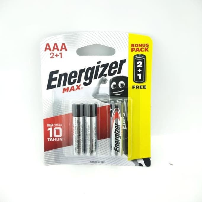 ENERGIZER BATTERIES E92 AAA BP2+1 MAX 3S