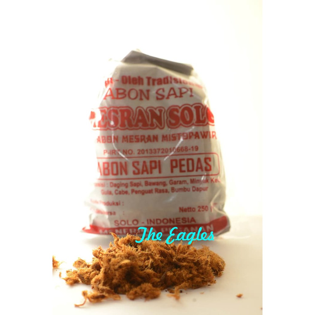 

Abon sapi MESRAN pedas 250gr Oleh tradisional khas SOLO enak gurih top DA45