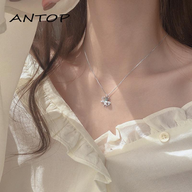 Korea Kalung Pria Dan Wanita Gaya Hip-hop Klavikula Liontin Fashion Aksesoris ANTOP