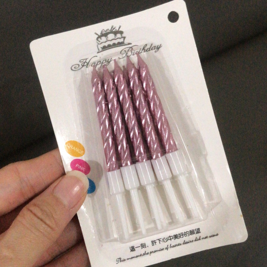 

Additional Candles/ Birthday Topper