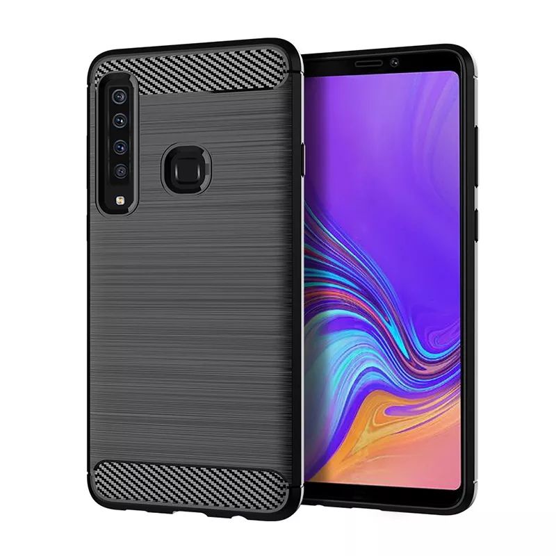 Samsung A8 2018 / A9 2018 Case Ultimate Rugged Armor Original Softcase Carbon Fiber