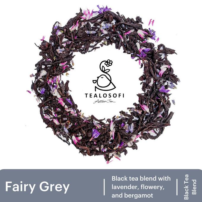 

[COD] Fairy Grey - Tealosofi Artisan Premium Tea Black Tea Blend - Teh Indon [COD]