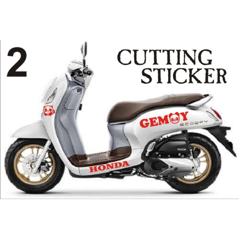 stiker cutting sticker variasi gemoy buat disemua scoopy