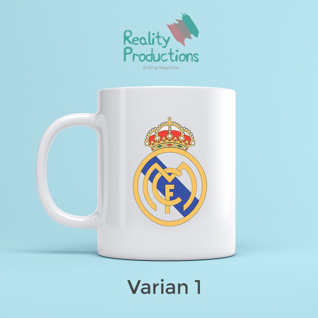 Merchandise Mug Gelas Cangkir Real Madrid FC