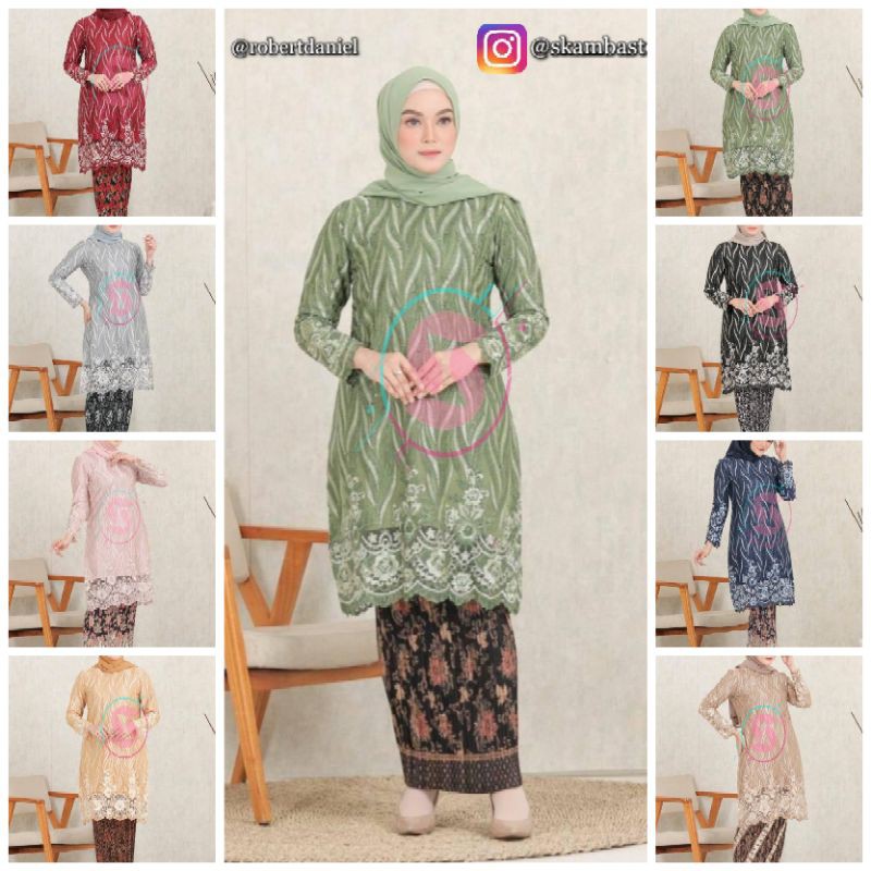 SETELAN TULLE JANNAH KEBAYA PESTA KEBAYA MODERN