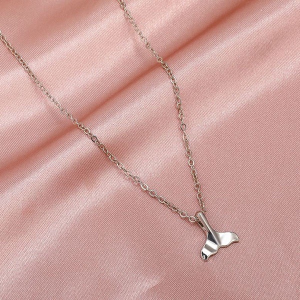 kalung lumba-lumba dolphin fishtail clavicle necklace jka226 (3F2)