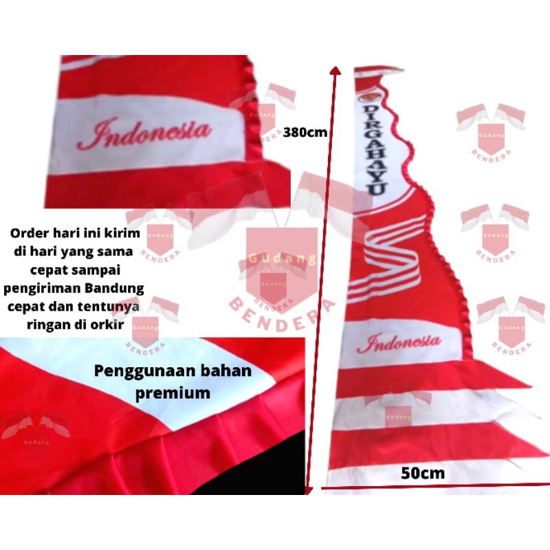 umbul umbul Rempel umbul umbul jumbo Umbul umbul Dirgahayu