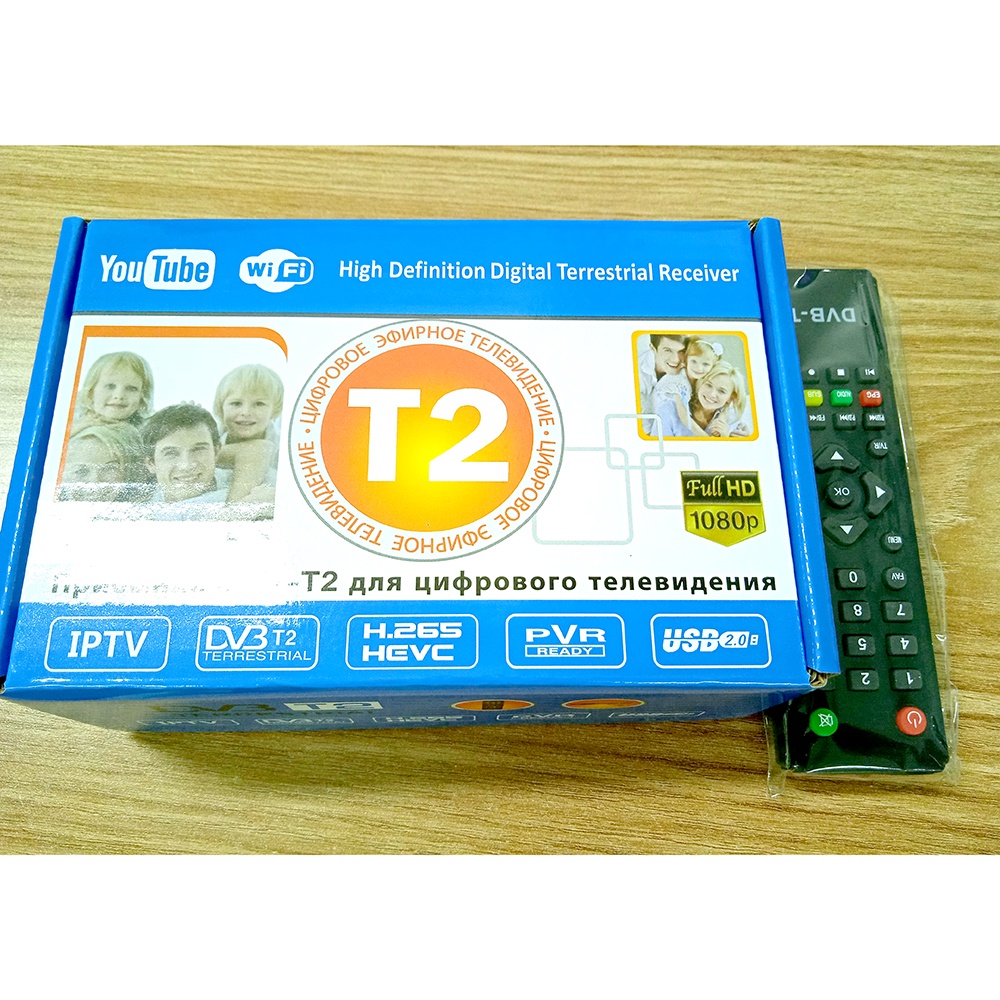 Set Top Box Taffware H.265 TV Digital Penerima Siaran Digital HD 1080P DVB-T2