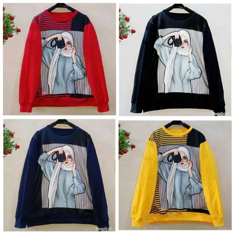 SWEATER WANITA/ JCR SWEATER/ SWEATER KEKINIAN/ ATASAN WANITA