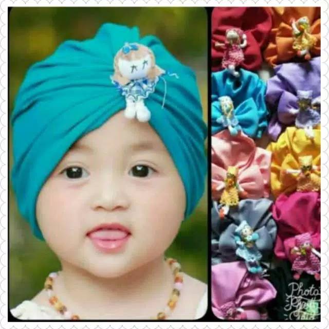 Turban anak boneka