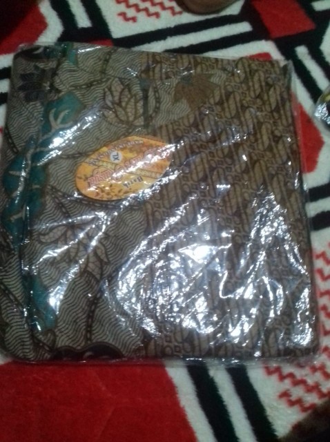 Couple Vania Sogan Batik Mono Putih Sarimbit Tunik Dress