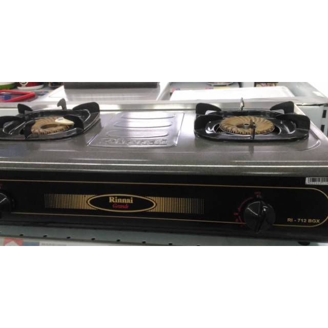Kompor Gas 2 Tungku Rinnai Grande Ri 712 Bgx Original Shopee Indonesia
