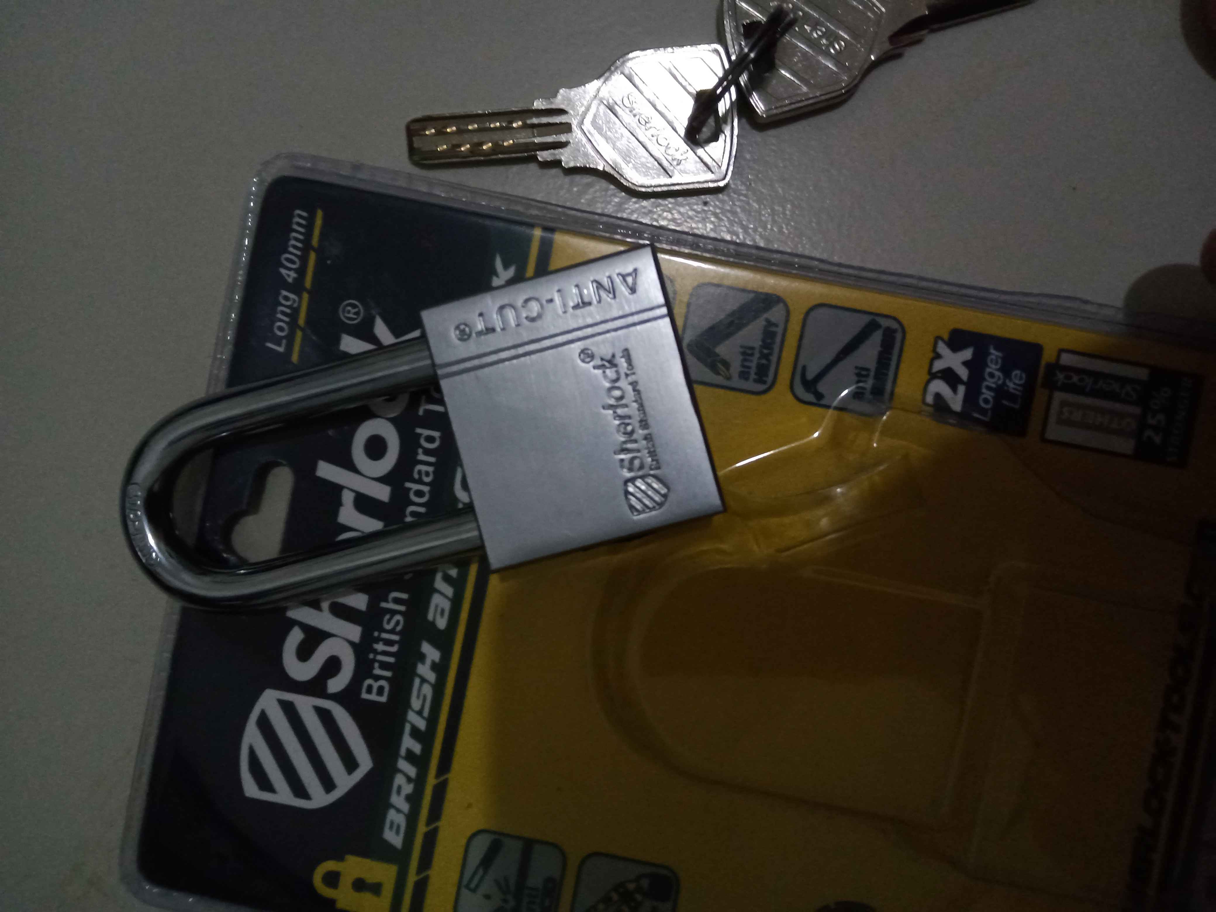 Gembok Sherlock Anti Cut 40 Panjang