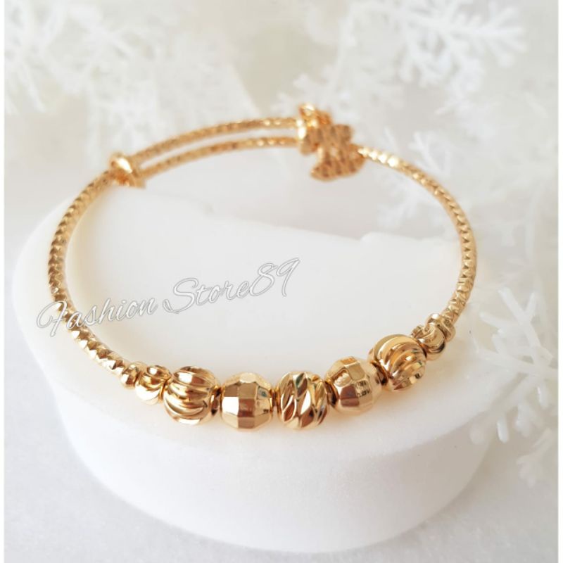 Gelang bangle Anak Xuping perhiasan anak gelang bangle replica emas bahan xuping import fashion