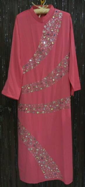 Thara Abaya Pink fanta (gamis)