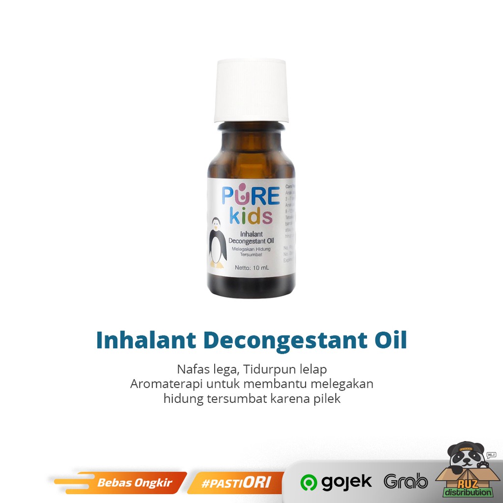 PURE Baby Inhalant Decongestant Oil