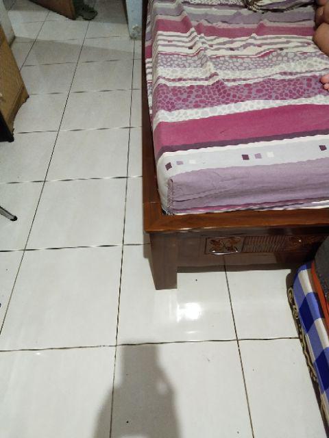 Dipan Jati Minimalis Ukiran Motif Donat