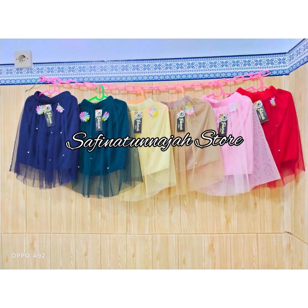 Rok Tutu Anak Mutiara Usia 2-4 Tahun Variasi Bunga-Bunga//Rok Tutu Anak Mutiara//Fashion Anak