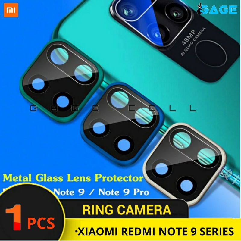 Ring Glass Full Kamera Redmi Note 9 / Note 9 Pro Pelindung Lensa Camera Glass Original