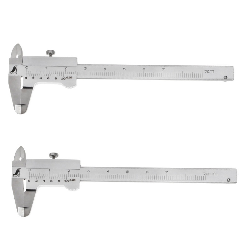 Gro Mini Vernier Caliper 0-70mm Guage Pocket Stainless Hardened Metric Machinist