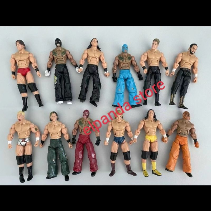 WWE Rey Misterio SmackDown WWF Set 12 Pc Figure