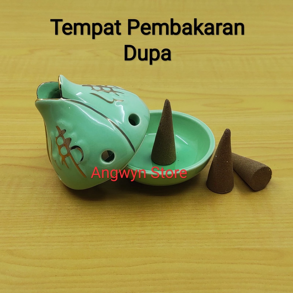 Tempat Pembakaran Dupa Kerucut - Cone Buhur Model Kuncup Bunga Teratai