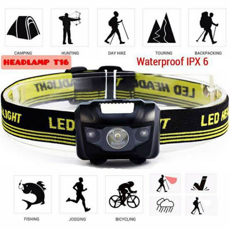 Headlamp Mata Kucing | Senter kepala | Headlamp Waterproof