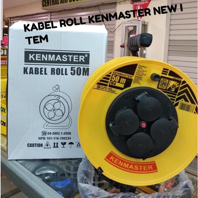 KABEL ROLL 50 METER KENMASTER SNI / KABEL ROLL 50 METER ada stock