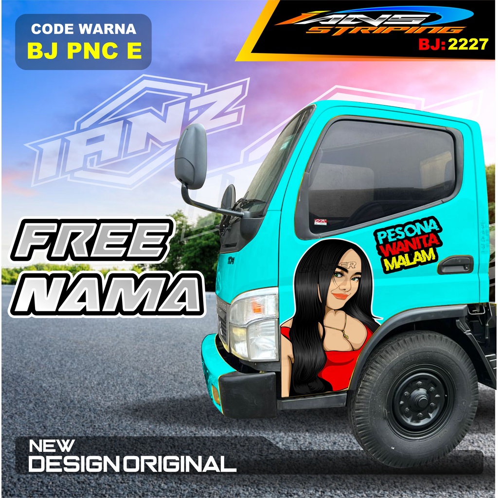 VARIASI STIKER PINTU TRUK FUSO RAGASA / DECAL PINTU DUMTRUK  / STIKER MOBIL TRUK / STIKER PINTU TRUK KEREN