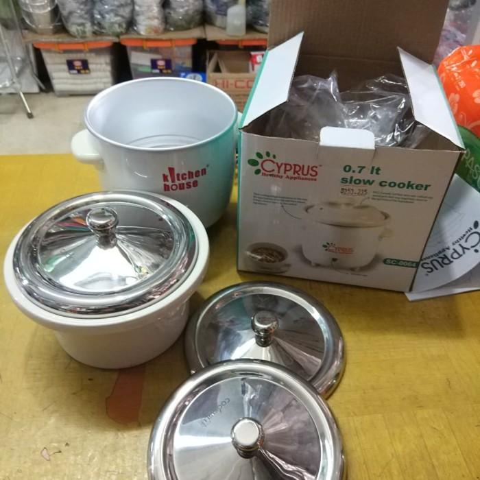 Cooker / Tutup Pengganti Slow Cooker Takahi & Cyprus 0.7 Liter Kualitas Terbaik