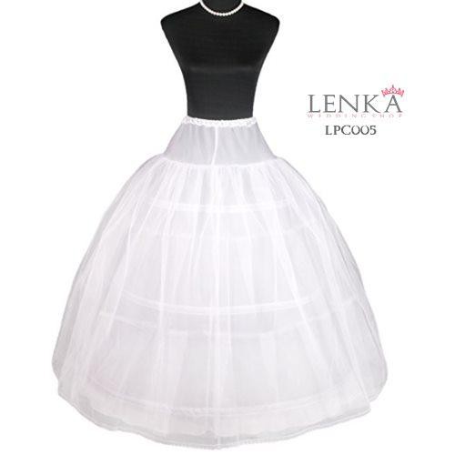 [PALING LARIS] PETTICOAT PENGEMBANG DRESS PESTA PUTIH 3 RING 2 LAYER LPC005