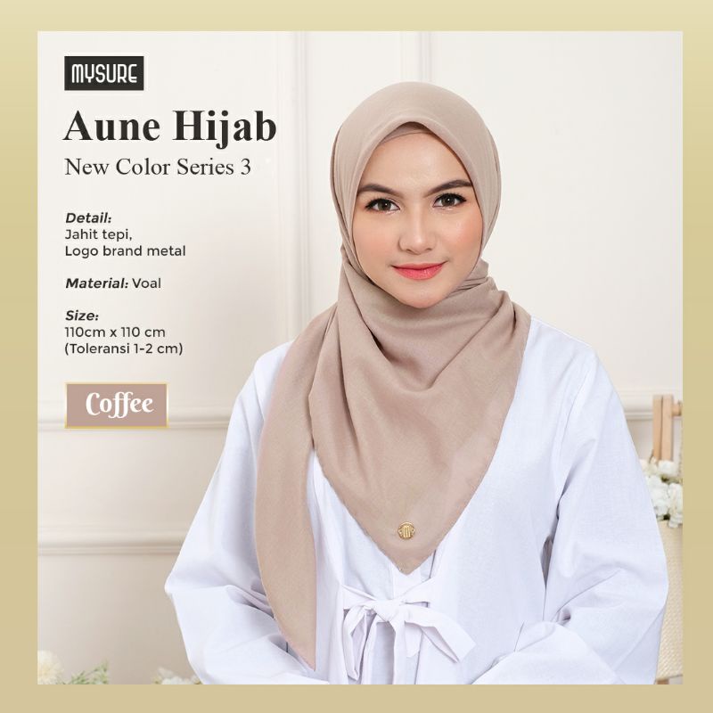 HIJAB SEGIEMPAT AUNE SQUARE  || MYSURE