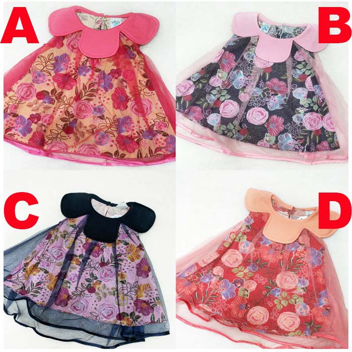 PROMO Baju Bayi Perempuan Dress Bayi Bougenvile