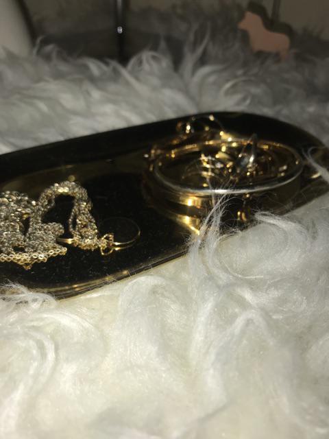 Nordic Oval Stainless Steel Storage Tray Sna Jewelry Metal Home Organizer Astarit.id♫♬