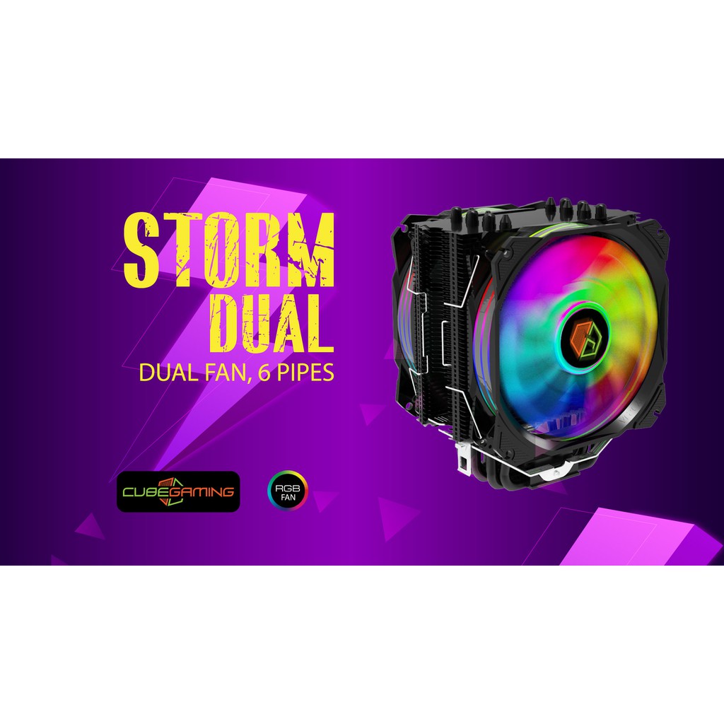 Cube Gaming Storm Dual Fan 6 Heat Pipes