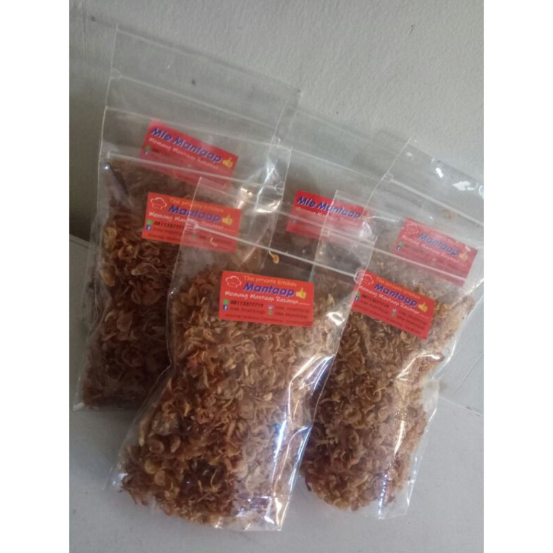 

bawang merah goreng asli renyah tanpa tepung 100 gram