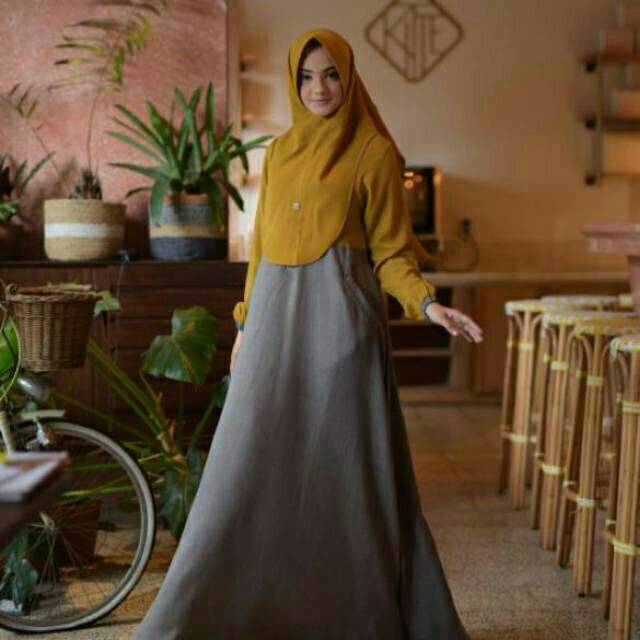 ELSYA Gamis Set Syari Dinara Sofiya